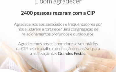 Agradecimento do Presidente