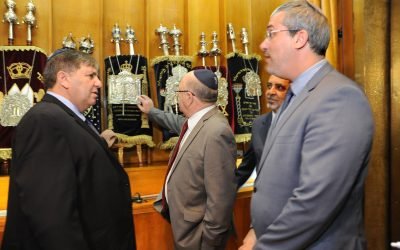 Presidente mundial do KKL visitou a Congregação Israelita Paulista