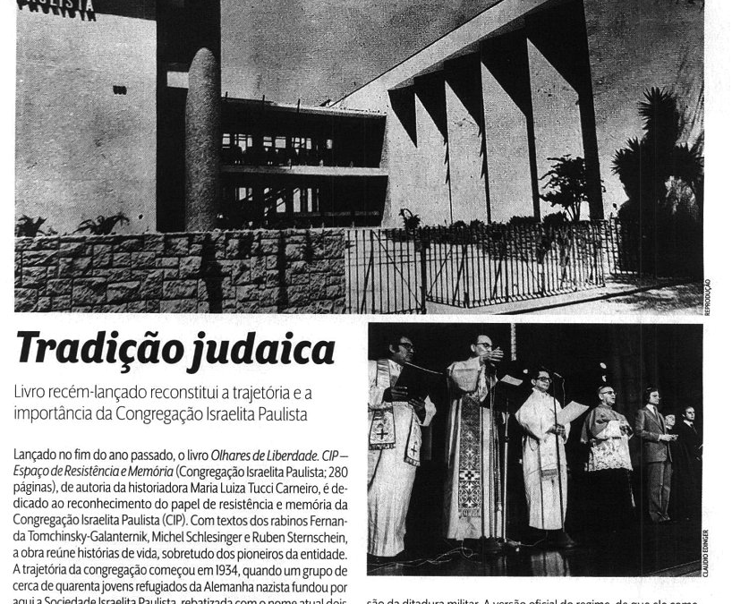 Livro Olhares de Liberdade CIP – na revista Veja São Paulo