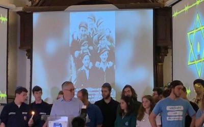 Ato Iom Hashoá com a Juventude da CIP