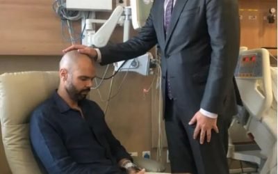 CIP NA MÍDIA – Rabino Michel visita prefeito Bruno Covas no hospital