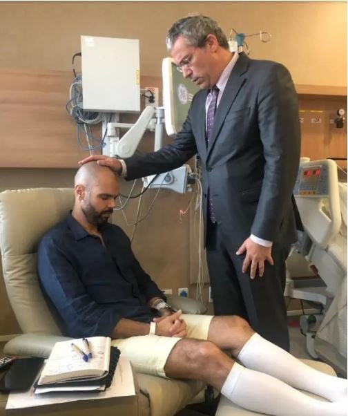 CIP NA MÍDIA – Rabino Michel visita prefeito Bruno Covas no hospital