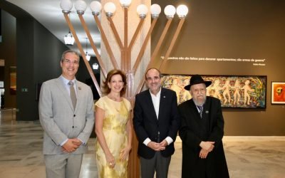 Rabino Michel representa a CIP no Palácio dos Bandeirantes