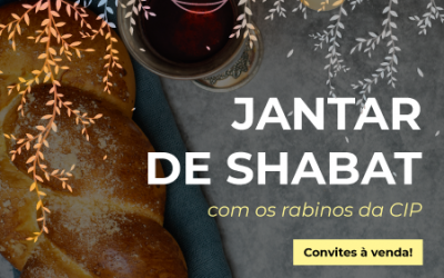 Jantar de Shabat com os rabinos da CIP