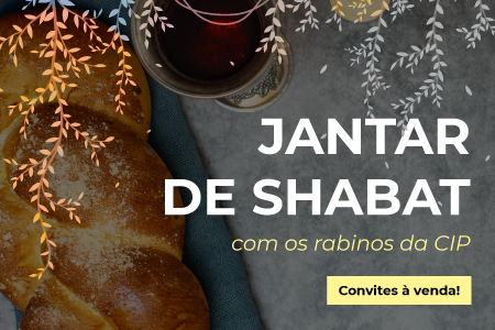 Jantar de Shabat com os rabinos da CIP