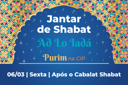 Jantar de Shabat em Purim