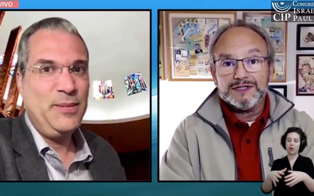 Ernesto Paglia destacou o papel e os bastidores da imprensa em live com rabino Michel Schlesinger