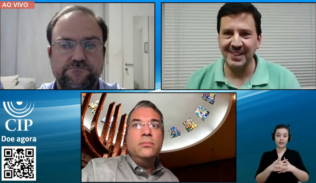 O desenvolvimento social pós pandemia foi o tema do debate com Daniel Annenberg e Floriano Pesaro e mediação do rabino Michel Schlesinger