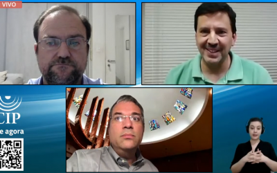 O desenvolvimento social pós pandemia foi o tema do debate com Daniel Annenberg e Floriano Pesaro e mediação do rabino Michel Schlesinger