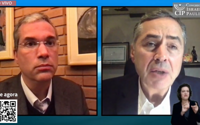 Ministro Luís Roberto Barroso e rabino Michel Schlesinger debatem sobre democracia em live da CIP