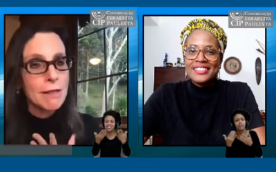 Rabinos da CIP discutem racismo em conversas com Lilia Schwarcz e Djamila Ribeiro