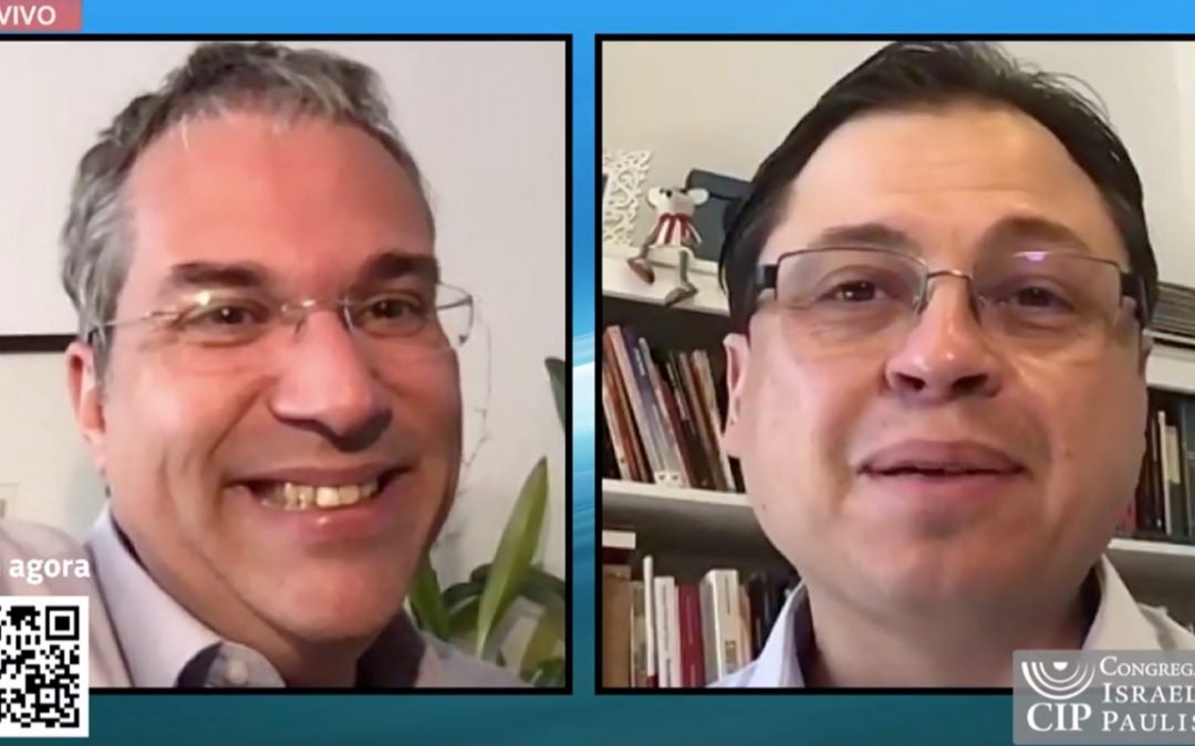 “Nunca vi tamanha tentativa de silenciar a imprensa”, afirma Gerson Camarotti  em live com rabino Michel Schlesinger