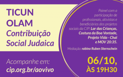 Sucot | Ticun Olam – Contribuição Social Judaica