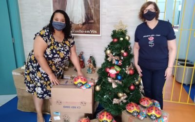 Projeto Vida doa mais de 100 brinquedos para crianças da Creche São Miguel