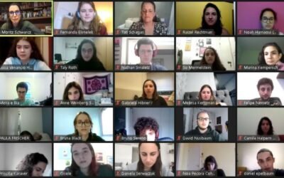 Jovens lotam atividade pré-Shavuót com Lilia Schwarcz