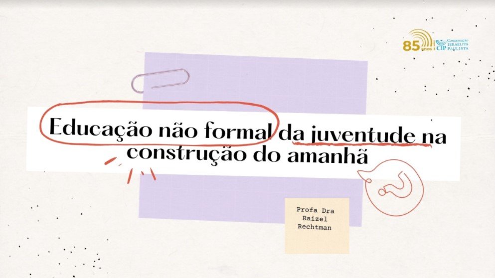 Raizel Rechtman, Coordenadora da Juventude da CIP, encerra o Summit de Educação do Merkaz