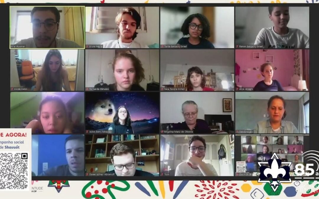 Jovens das tnuót organizaram eventos on-line em prol dos projetos sociais da CIP