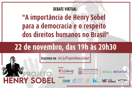 22/11 | A importância de Henry Sobel para a democracia e o respeito dos direitos humanos no Brasil