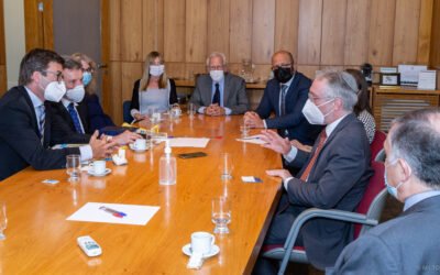 Embaixador da Alemanha é recebido na CIP para conversa sobre a relação alemã com a comunidade judaica