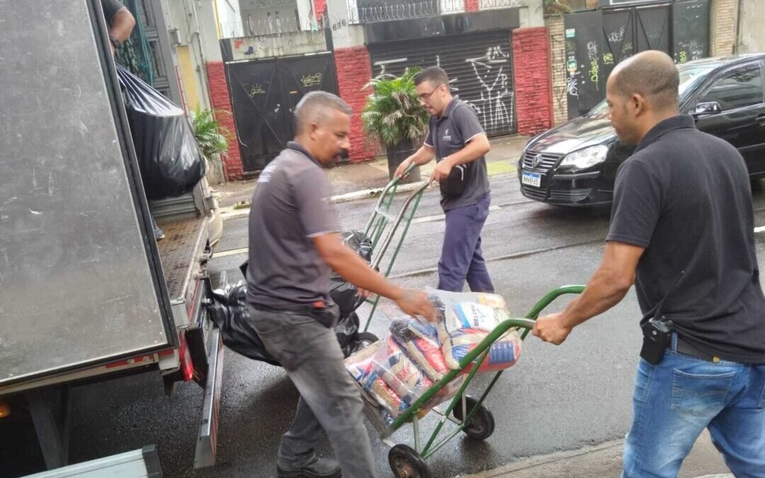 CIP arrecada mais de 50kg de alimentos para vítimas da tragédia em São Sebastião