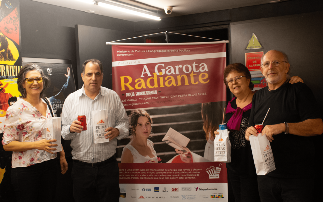 CIP lota sala do Cine Petra Belas Artes para pré-estreia do filme “A Garota Radiante”