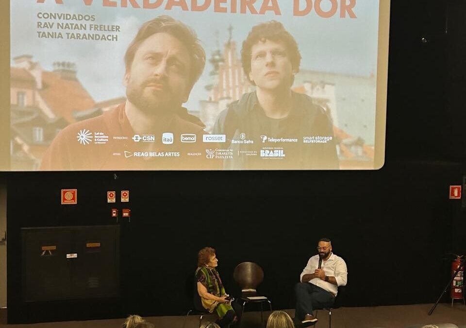 CIP abre a programação cultural de 2025 com exibição do filme “A Verdadeira Dor” seguida de bate-papo com Natan Freller e Tania Tarandach