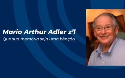 União e Valores Judaicos Marcam Hazcará em Homenagem a Mario Adler z”l