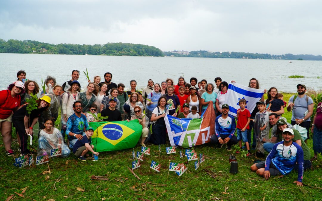Tu Bishvat 5786/2026 reúne comunidade da CIP em ação ambiental na represa de Guarapiranga